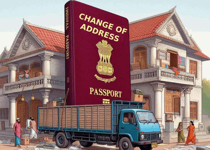 Change of Address Passport Reissue