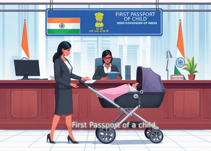 Getting First Indian Passport of Child in NZ