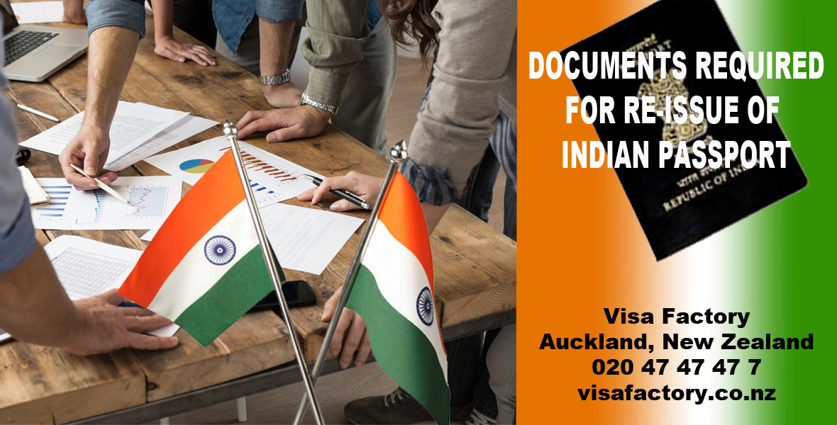 Documents needed for renewal of Indian Passport in NZ