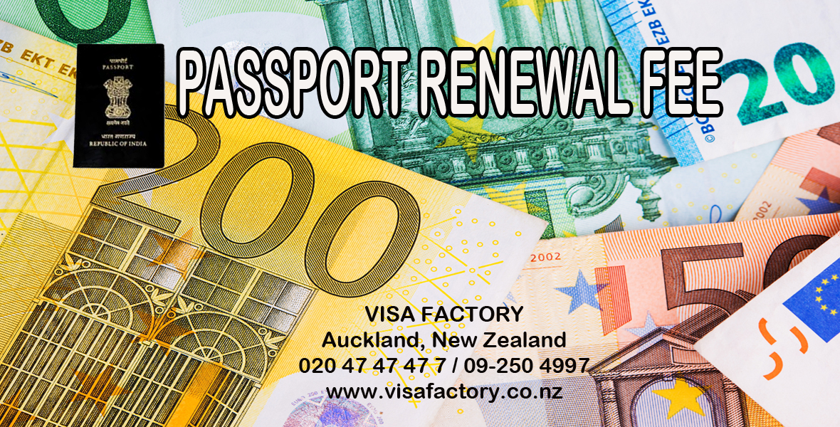 passport fees for renewal